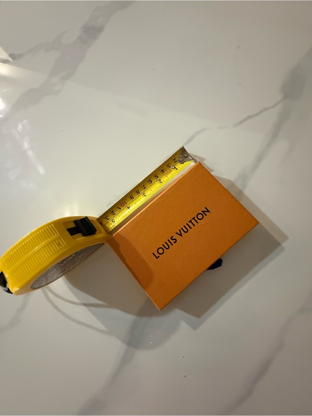 Louis Vuitton Orange Box with Black Logo